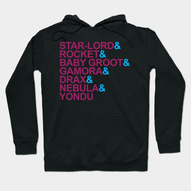 Character List Hoodie by naesha stores